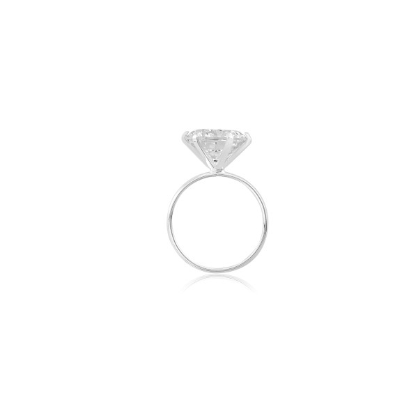 Anel em Prata 925 Solitário 10 mm Anel em Prata 925 Solitário 10 mm