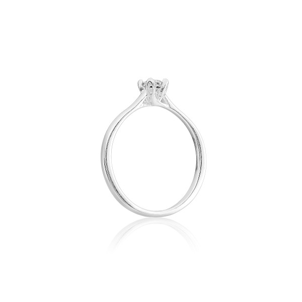 Anel em Prata 925 Solitário 3 mm Anel em Prata 925 Solitário 3 mm