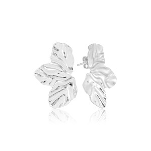 Brinco em Prata 925 Meia Flor