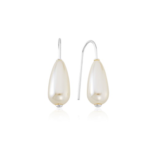 Brinco em Prata 925 Pérola Gota