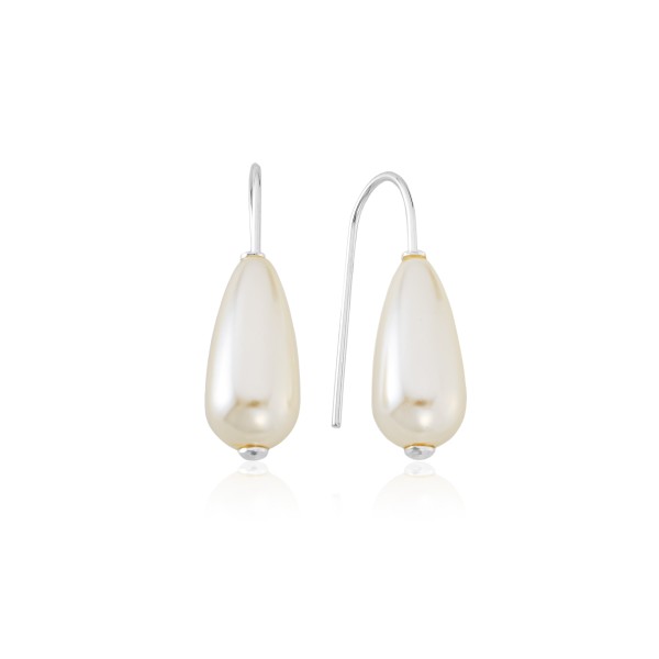 Brinco em Prata 925 Pérola Gota