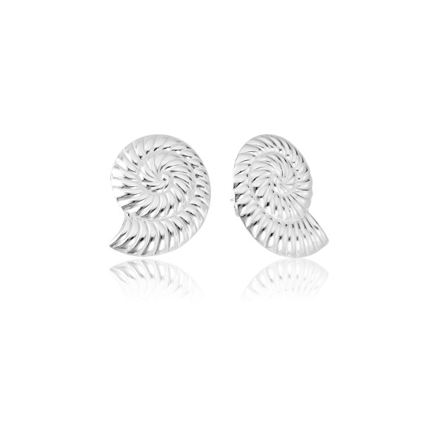 Brinco em Prata 925 Concha Caracol