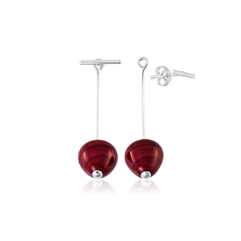 Brinco em Prata 925 Cereja