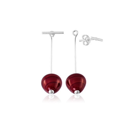 Brinco em Prata 925 Cereja