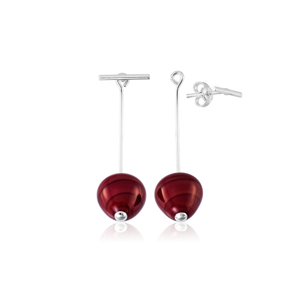 Brinco em Prata 925 Cereja