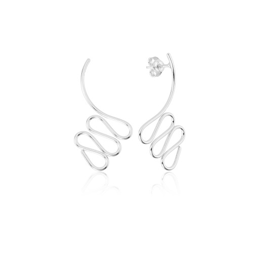 Brinco em Prata 925 Espiral