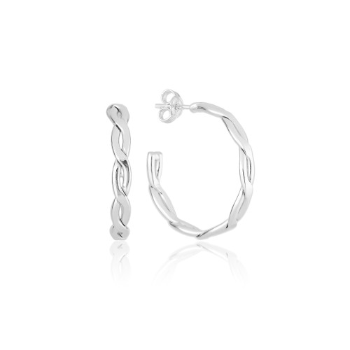 Argola em Prata 925 Corrente