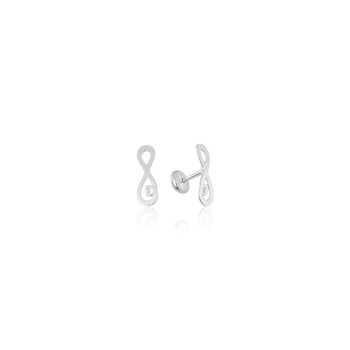 Brinco Baby Press em Prata 925 Infinito Brinco Baby Press em Prata 925 Infinito
