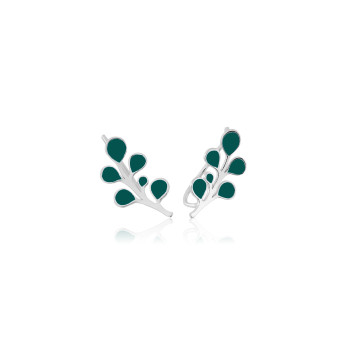 Ear Cuff em Prata 925 Folhas Ear Cuff em Prata 925 Folhas