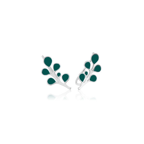 Ear Cuff em Prata 925 Folhas Ear Cuff em Prata 925 Folhas