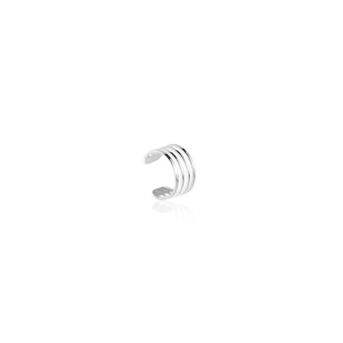 Piercing em Prata 925 Vazado Quatro Tiras