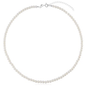 Choker em Prata 925 Pérolas