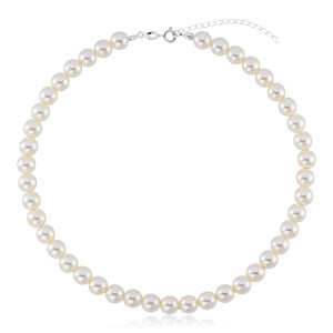 Choker em Prata 925 Pérolas