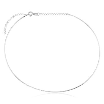 Choker em Prata 925 Fio Regulável