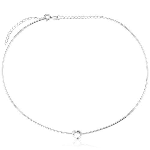 Choker em Prata 925 Nó