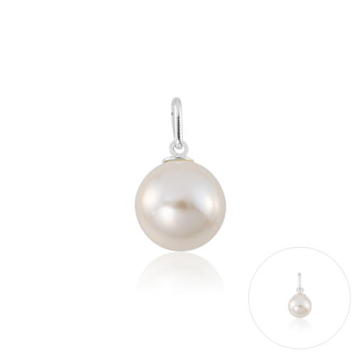 Pingente em Prata 925 Pérola 