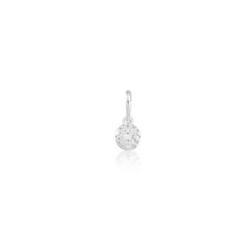 Pingente em Prata 925 Ponto de Luz Moissanite Pingente em Prata 925 Ponto de Luz Moissanite