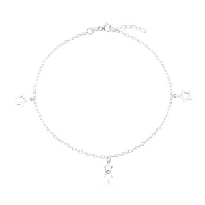 Tornozeleira em Prata 925 Estrelas