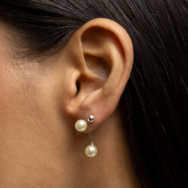 Brinco em Prata 925 Grace Kelly