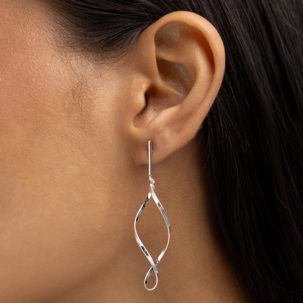 Brinco em Prata 925 Vazado