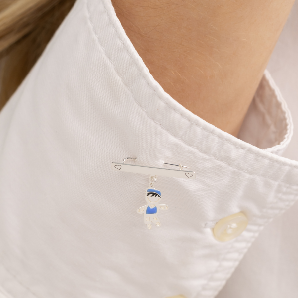 Broche em Prata 925 Menino