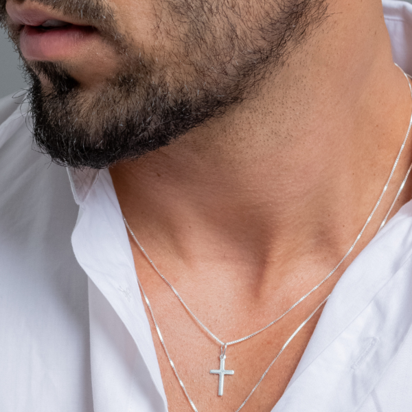 Pingente em Prata 925 Cruz