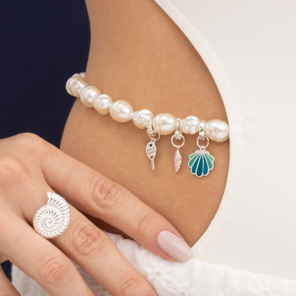 Pingente em Prata 925 Mini Concha Caracol