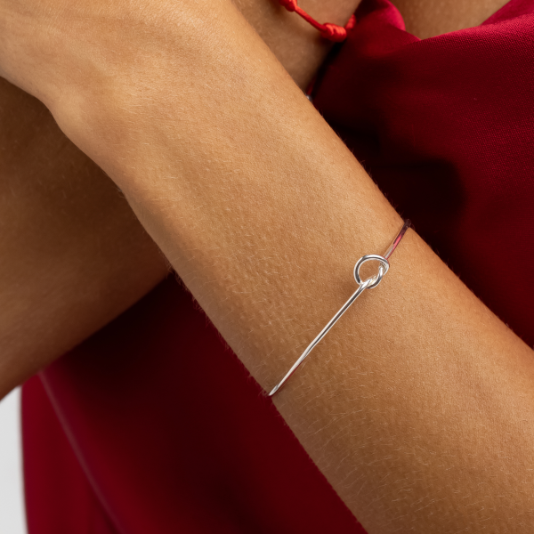 Bracelete em Prata 925 Nó